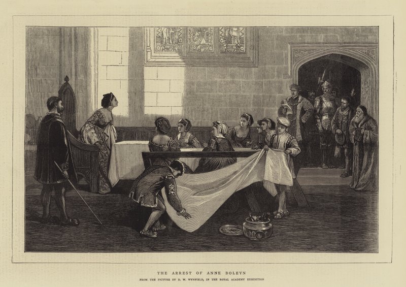A prisão de Ana Bolena de David Wilkie