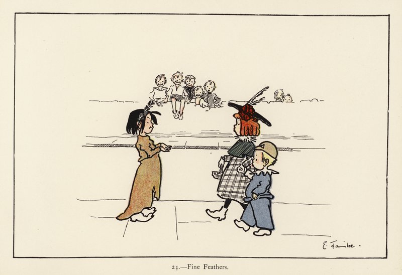 Penas finas (cor litho) de Edith Farmiloe