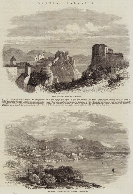 Ragusa, Dalmácia de Edmund Morison Wimperis