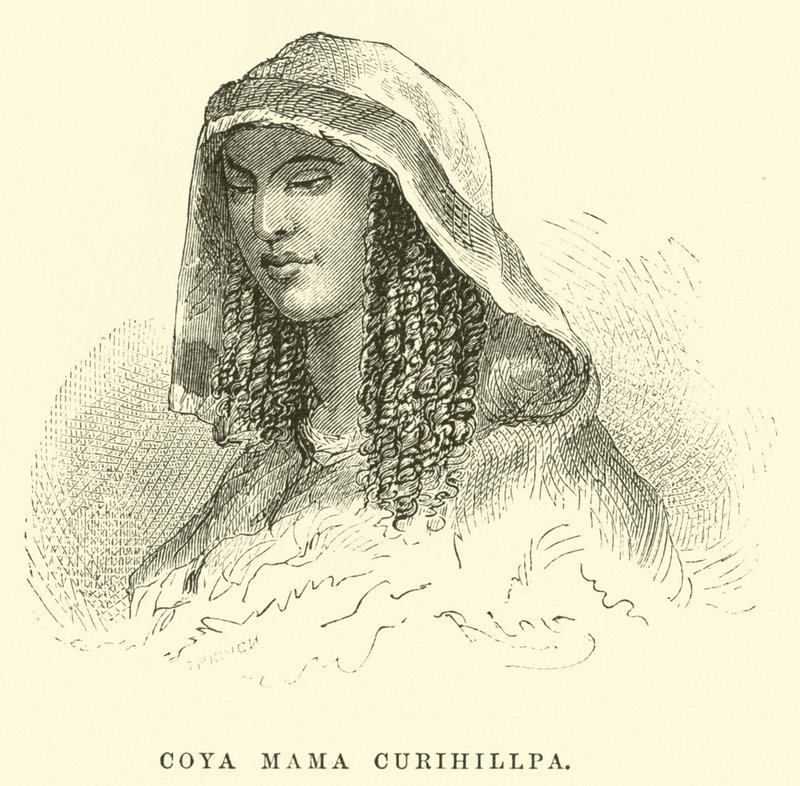 Coya Mama Curihillpa de Edouard Riou