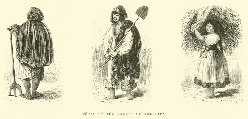 Peões do Vale de Arequipa de Edouard Riou