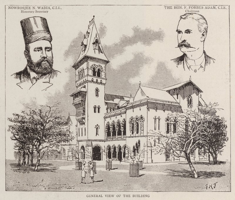 O instituto técnico do jubileu de Victoria, Bombaim de Edward Killingworth Johnson