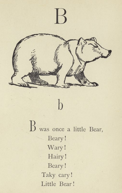 A letra B de Edward Lear