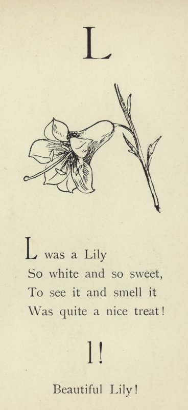 A letra L de Edward Lear