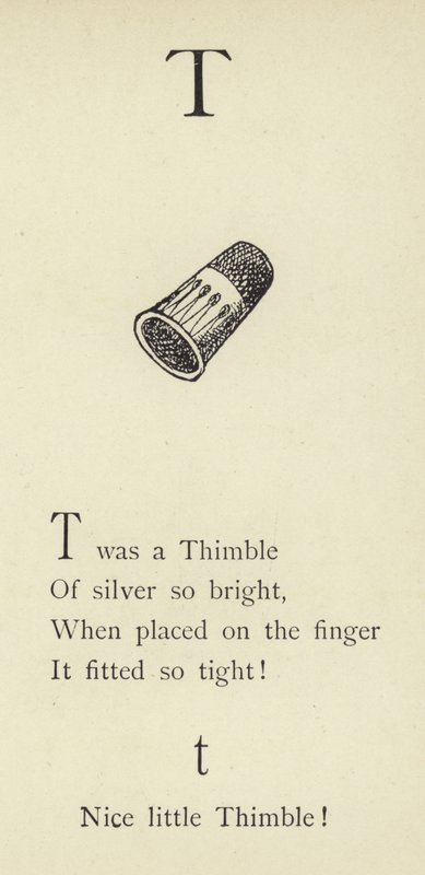 A letra T de Edward Lear