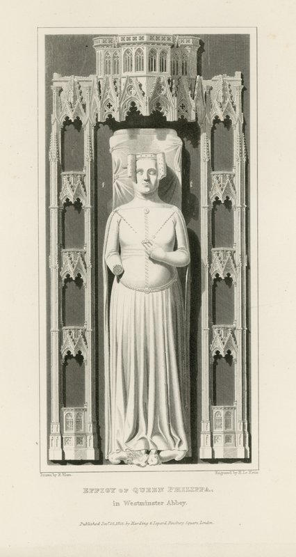 Efígie da rainha Filipa de Edward Blore