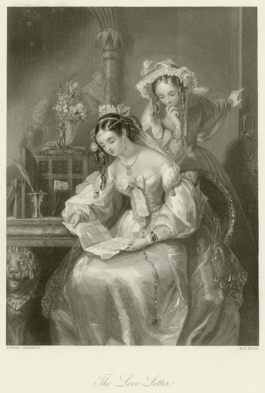A carta de amor de Edward Henry Corbould