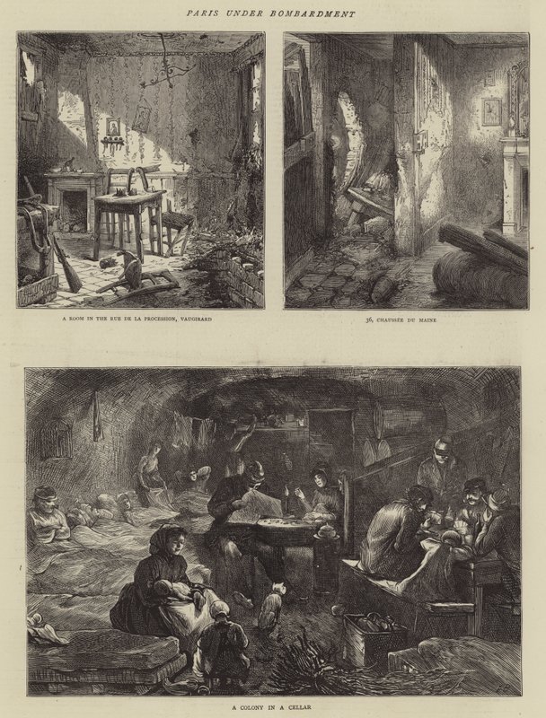 Paris sob o bombardeio de Edwin Buckman