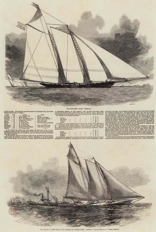 Regata de iate real de Edwin Weedon
