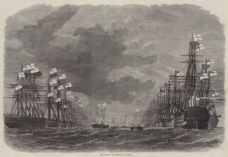 A revisão no Spithead de Edwin Weedon