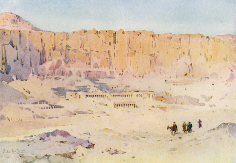 Der-el-Bahri (cor litho) de Ella Du Cane