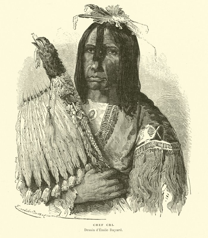 Chefe Cree de Emile Antoine Bayard