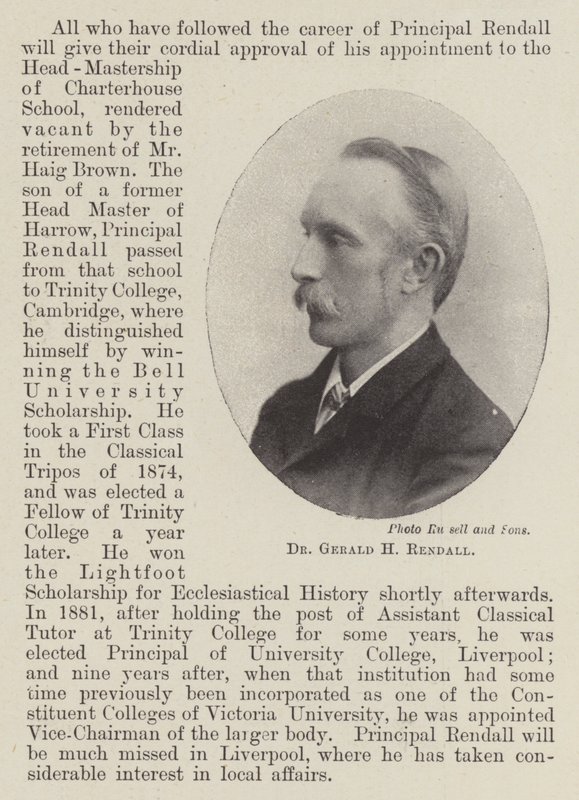 Dr Gerald H Rendall de English Photographer