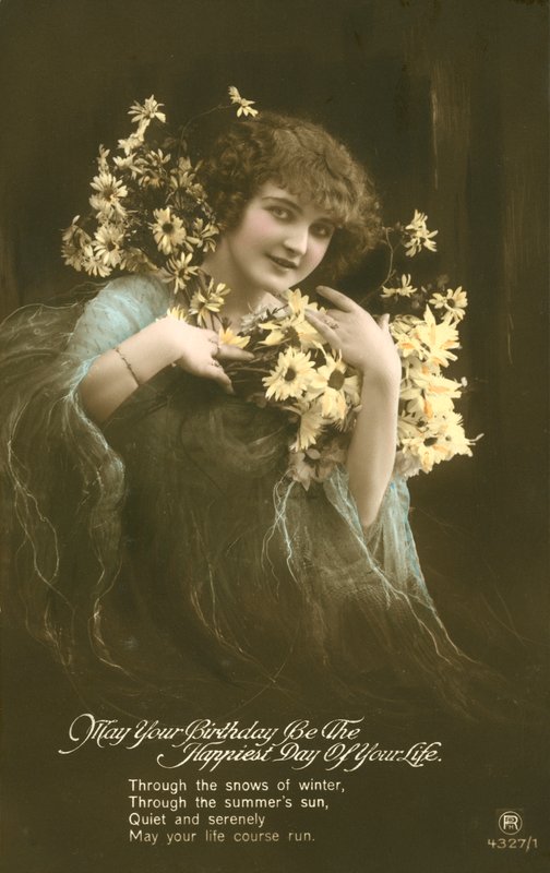 Cartão postal de glamour de English Photographer