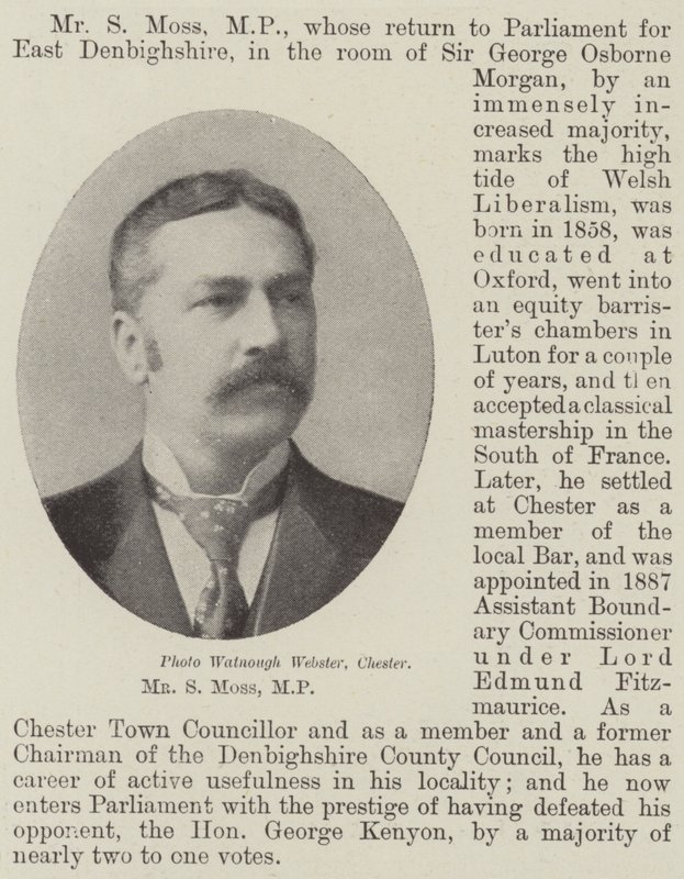 Sr. S Moss, MP de English Photographer