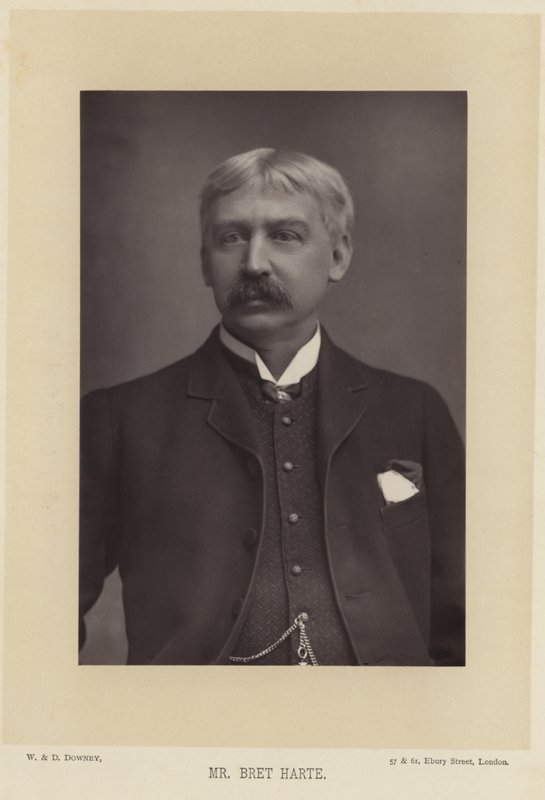 Retrato de Bret Harte de English Photographer