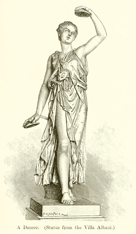 Um dançarino. (Estátua da Villa Albani) de English School