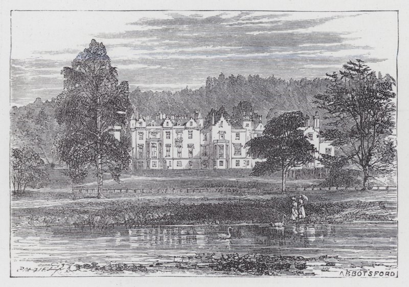 Abbotsford (gravura) de English School