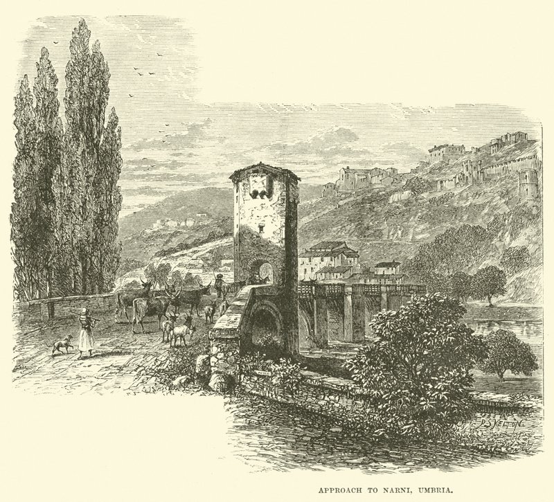 Aproximação a Narni, Úmbria de English School