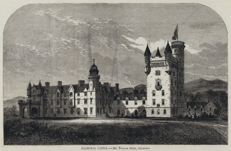 Castelo Balmoral (gravura) de English School