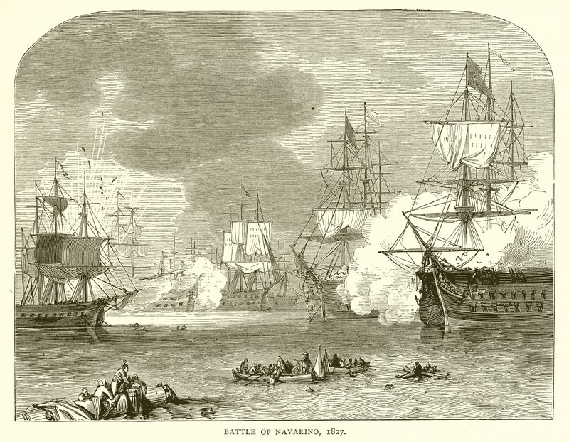 Batalha de Navarino, 1827 de English School