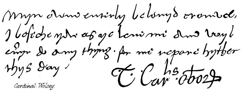 Cardeal Wolsey de English School