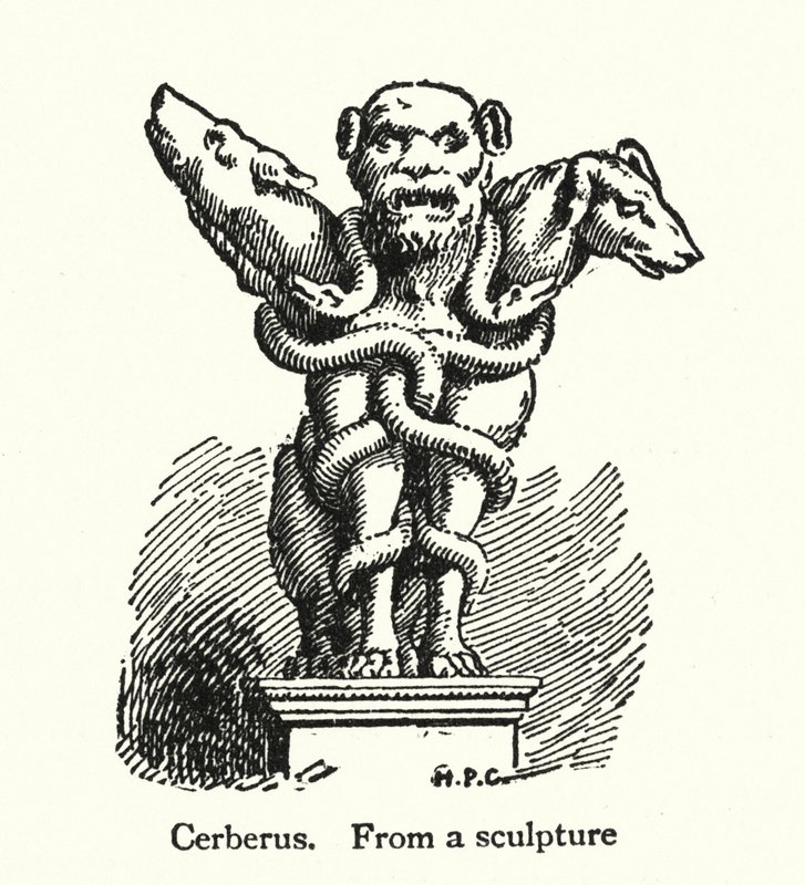 Cerberus (litho) de English School