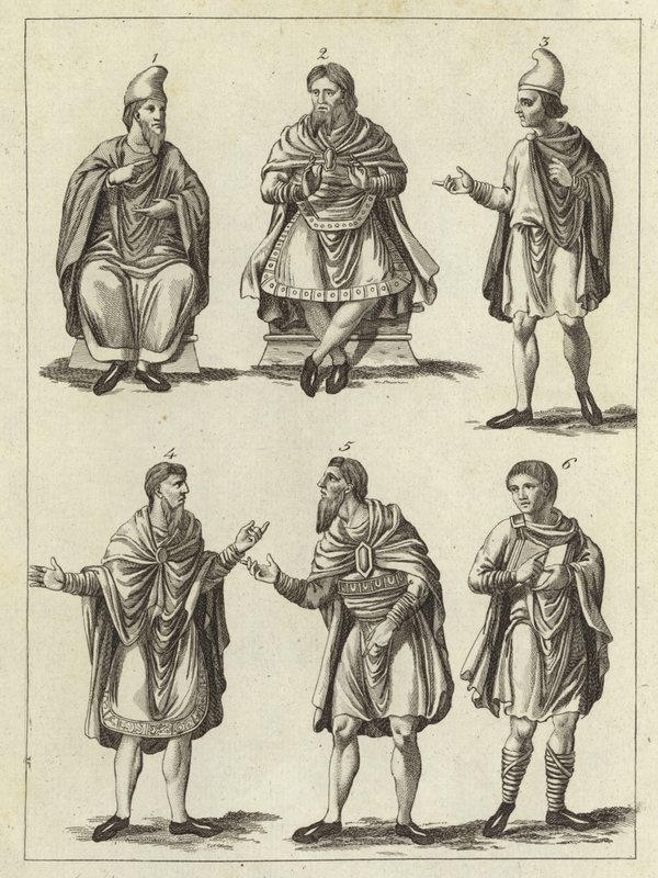 Roupas dos anglo-saxões de English School