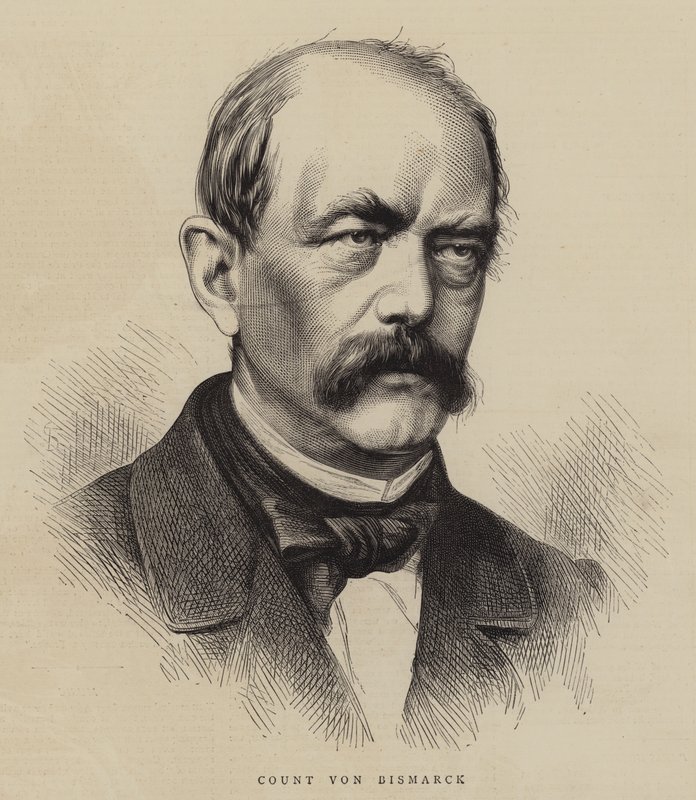 Conde von Bismarck (gravura) de English School