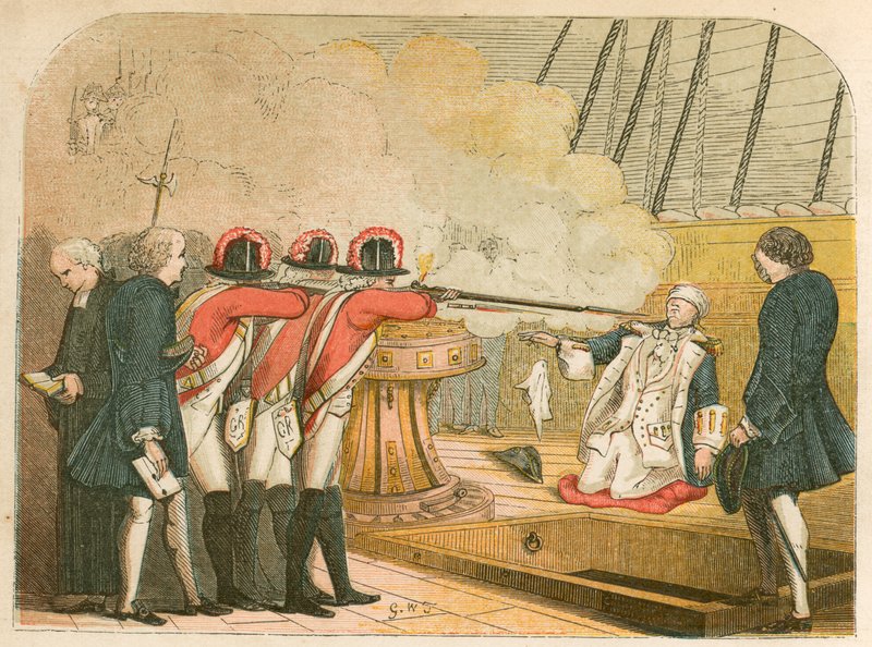 Execução do almirante Byng de English School