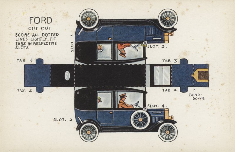 Ford Cut Out (cor litho) de English School