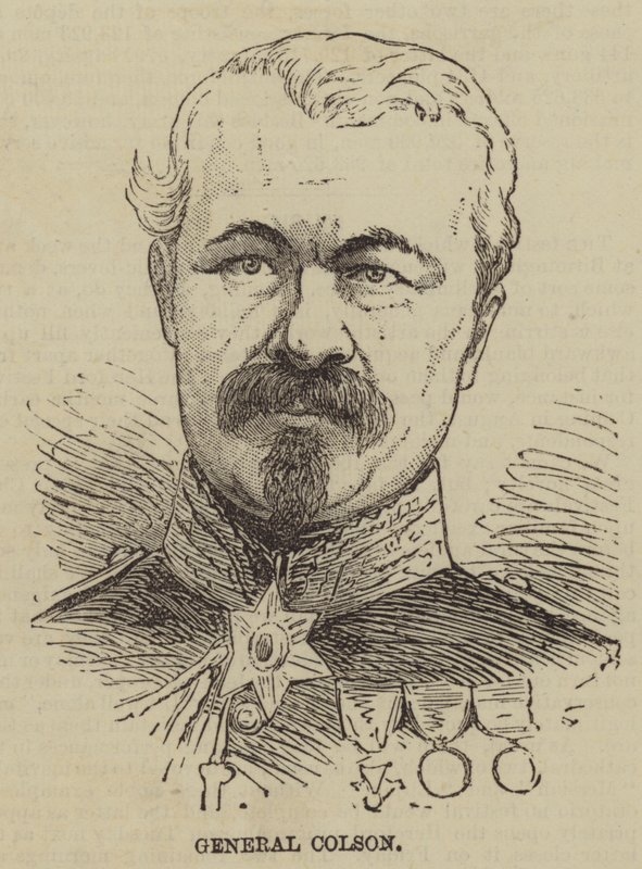 General Colson (gravura) de English School