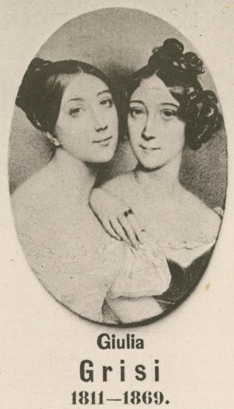 Giulia Grisi (gravura) de English School