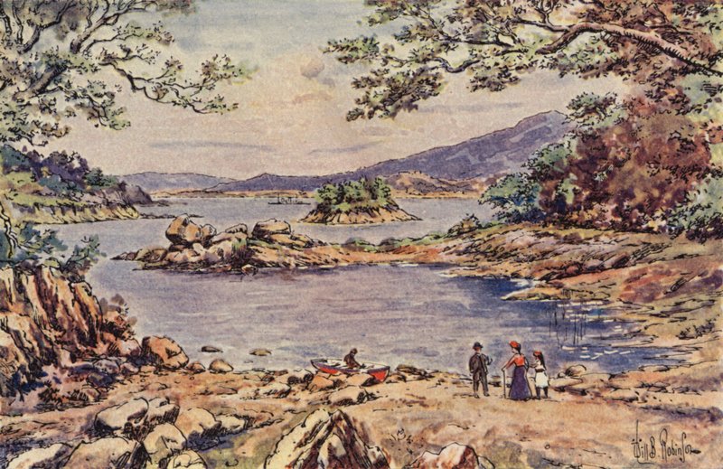 Glengariff (cor litho) de English School