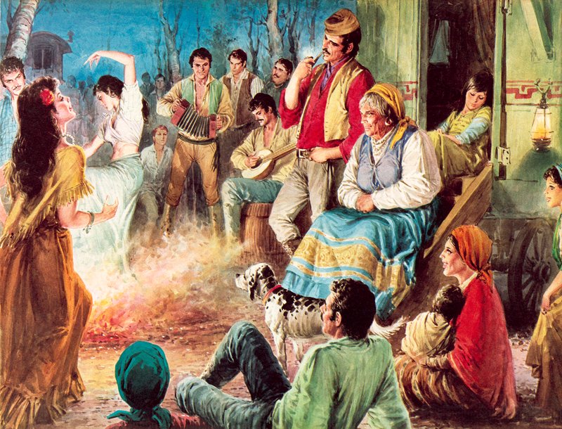 Ciganos festejando de English School