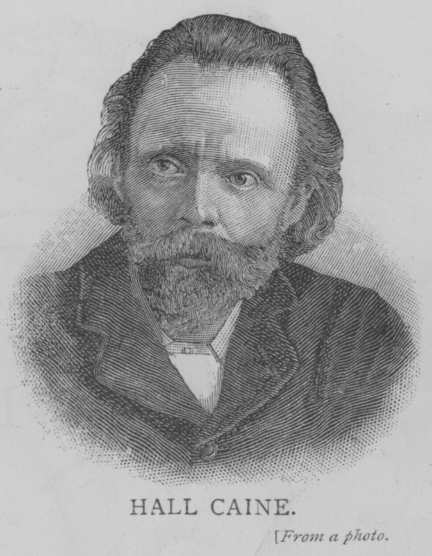 Hall Caine (gravura) de English School