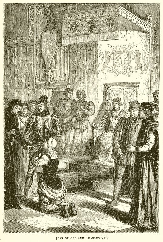 Joana d&39;Arc e Carlos VII de English School