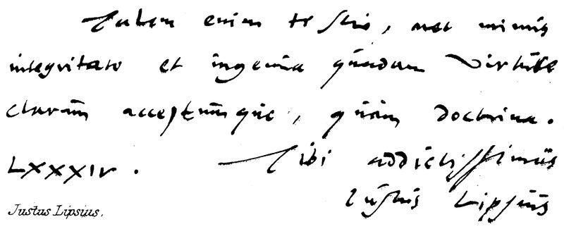 Justus Lipsius de English School