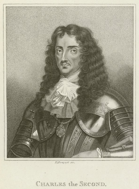 Rei Carlos II (gravura) de English School