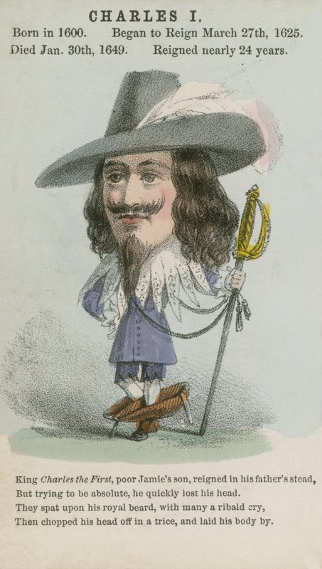 Rei Carlos I (aquatinta) de English School