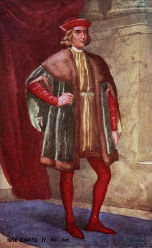 Rei Eduardo IV (cor litho) de English School