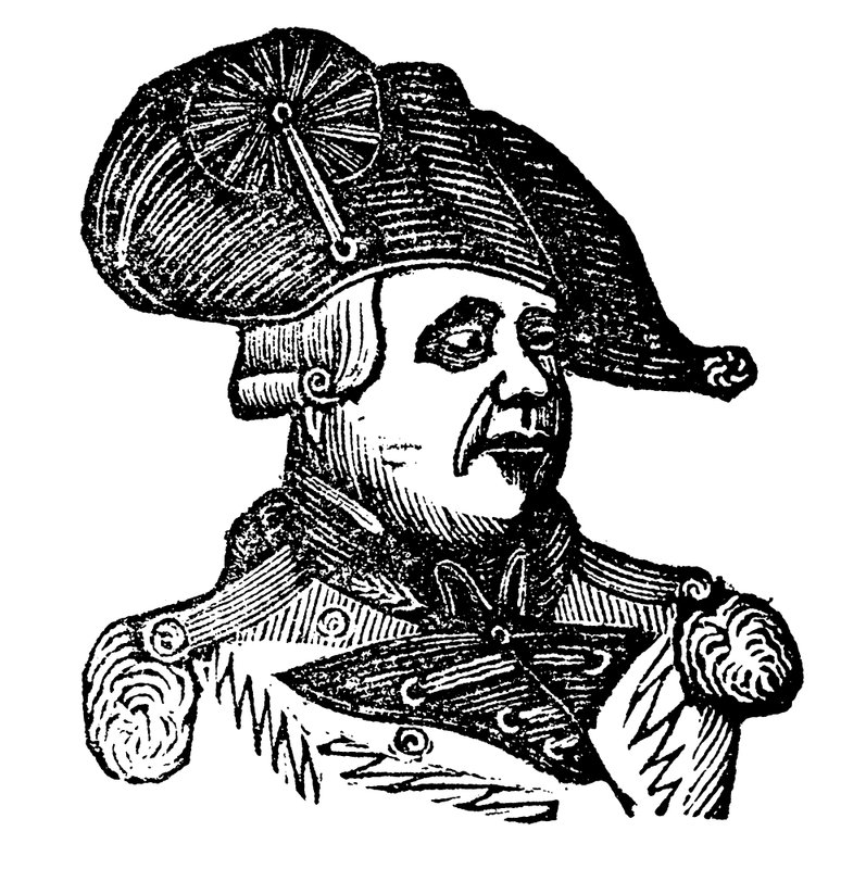 Rei Jorge III (xilogravura) de English School