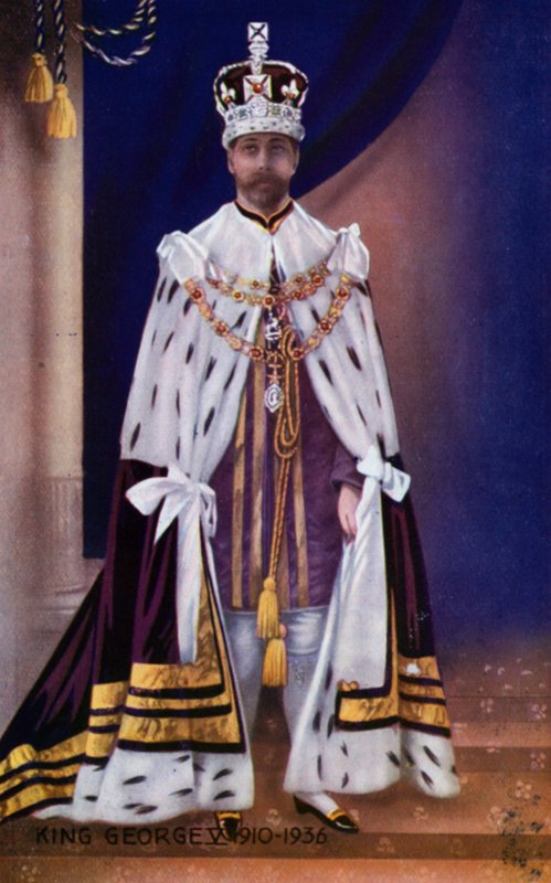 Rei Jorge V (cor litho) de English School