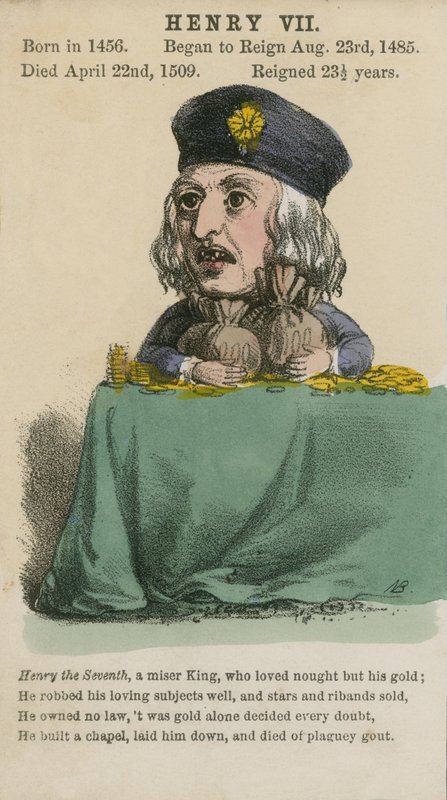 Rei Henrique VII (aquatinta) de English School