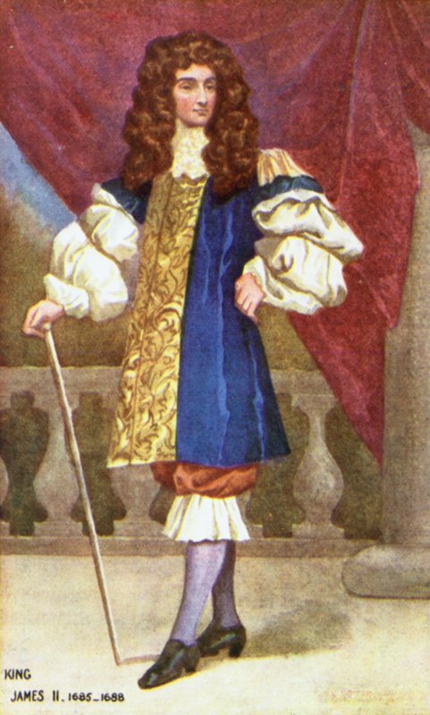 Rei James II (cor litho) de English School
