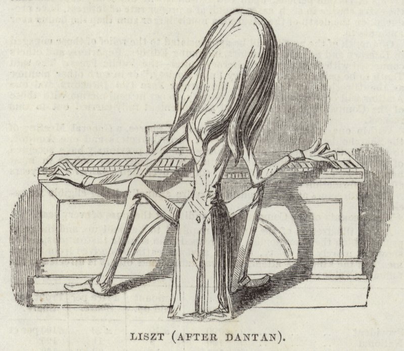 Liszt (depois de Dantan) de English School