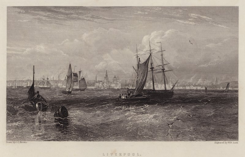 Liverpool (cor litho) de English School
