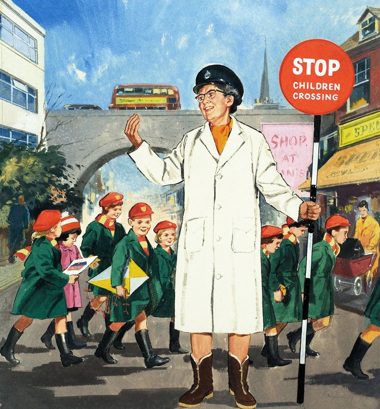 Lollypop lady de English School