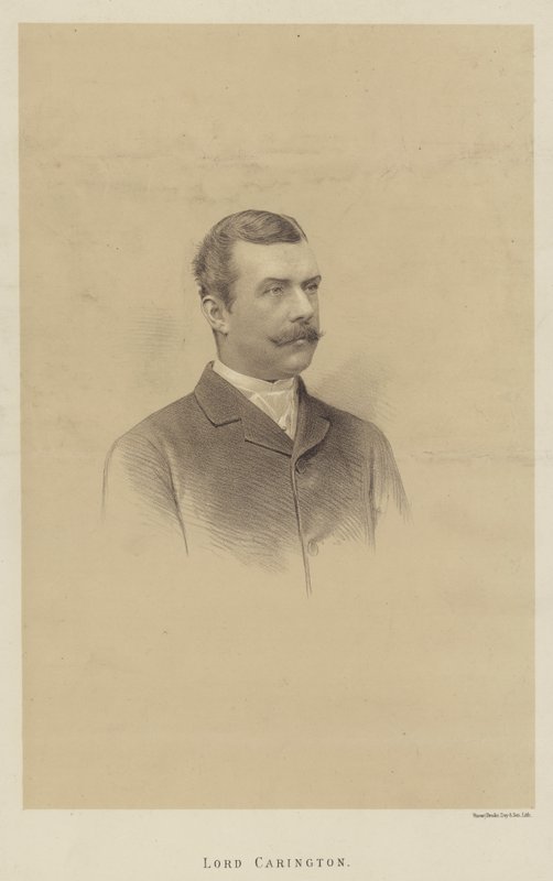 Lord Carington (litho) de English School