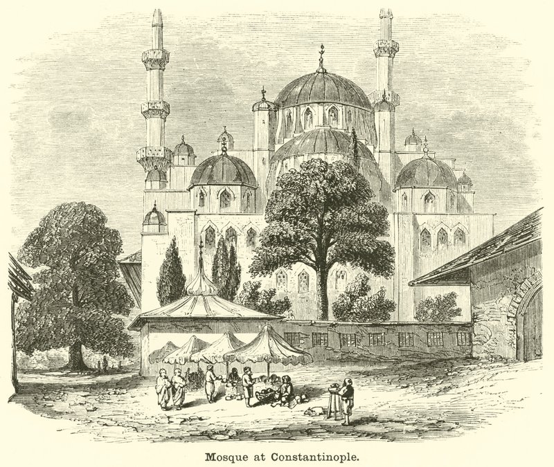 Mesquita em Constantinopla de English School